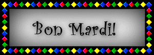 Gif animé Bon mardi coloré